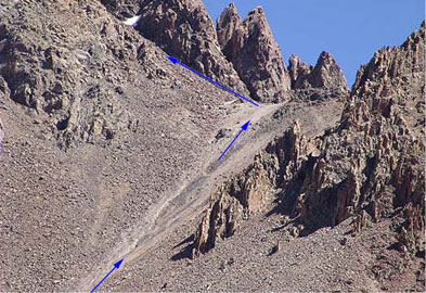 Mt. Sneffels (from Yankee Boy Basin) - A Cool Fourteener