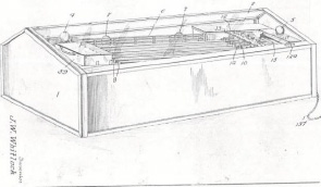 Whitlock's Derby horserace game, which he actually patented