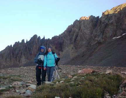 Mt. Sneffels (from Yankee Boy Basin) - A Cool Fourteener 