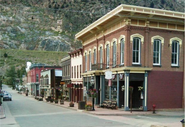 Main street in Georgetown, CO