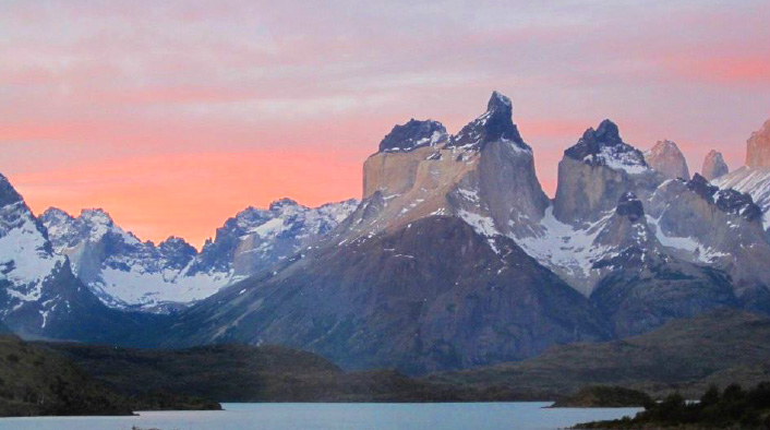 Los Torres del Paine in the Chilean Patagonia